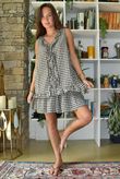 Nonni Gingham City Short Chocolate